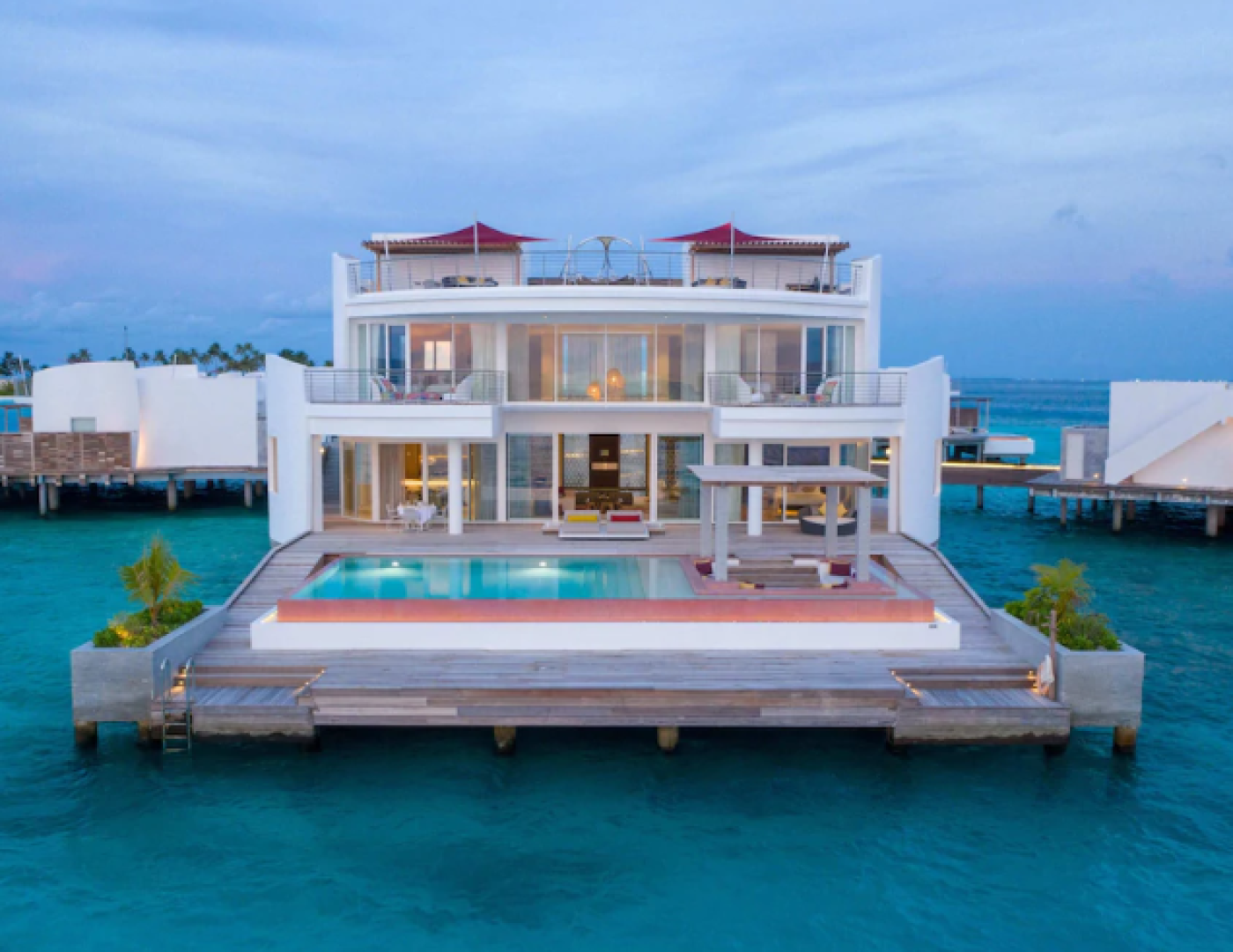 Maldives Morth Male Atoll Lux Resort Overwater Bungalow Exterior