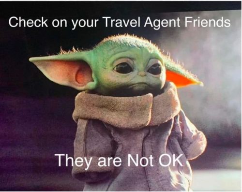 Yoda checking in on Travel Agents