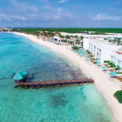 Akumal Sunscape Aerial of beach