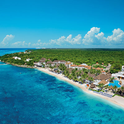 Cozumel Sunscape Aerial view of beach