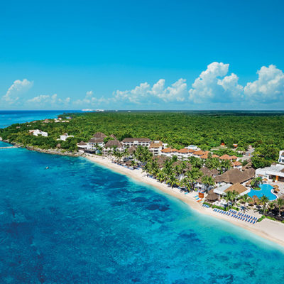 Cozumel Sunscape Aerial view of beach