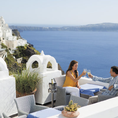 Santorini Couple Credit Regent Seven Seas