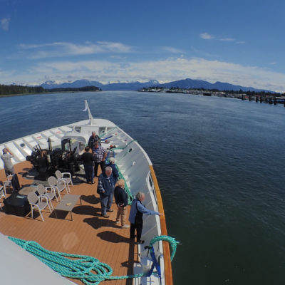 Alaska Petersburg viewed from Safari Endeavour Credit Uncruise