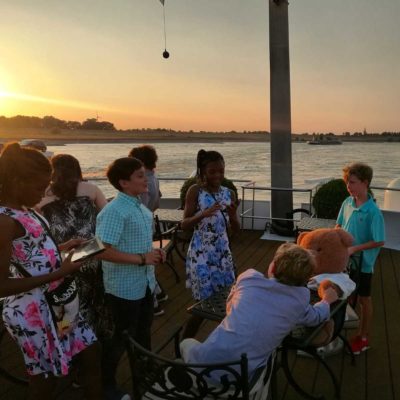 Kids on River Cruise