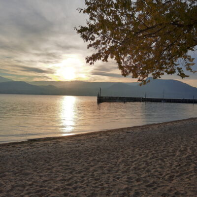 Lake Okanagan at Sunset