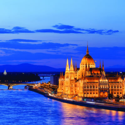 Budapest at Night House of Parliament