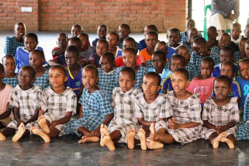 BS kids lined up sitting 2