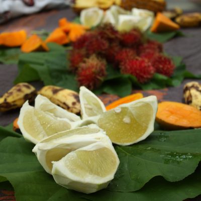 Fresh fruit on Tahiti