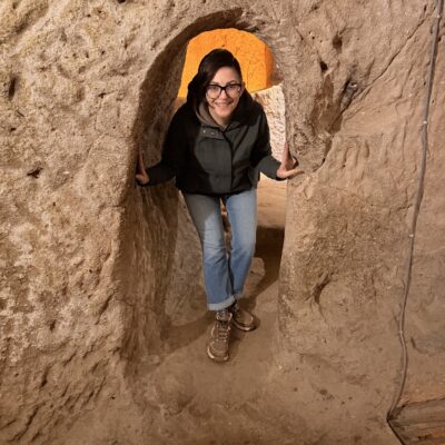 Me at Özkonak underground city