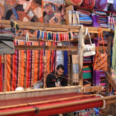 Yvette Crossley Morocco Textile Tour Loom
